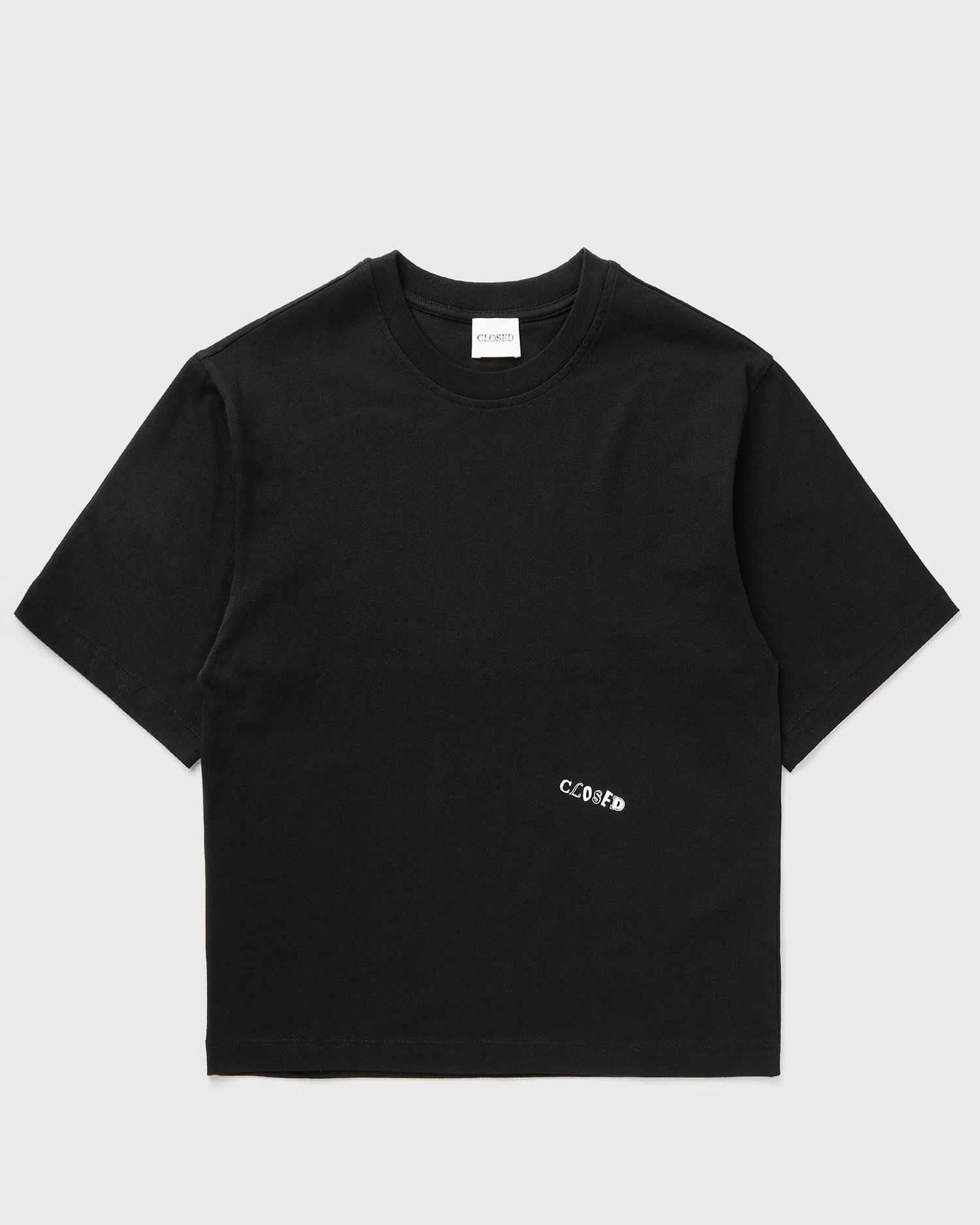 T-shirt CLOSED Front Text Print T-Shirt Sort | C95925-44H-PR-100, 0