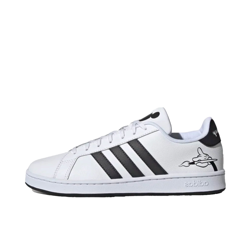Sneakers og sko adidas Originals Grand Court Base Disney Mickey Mouse Brush Hvid | GW3658