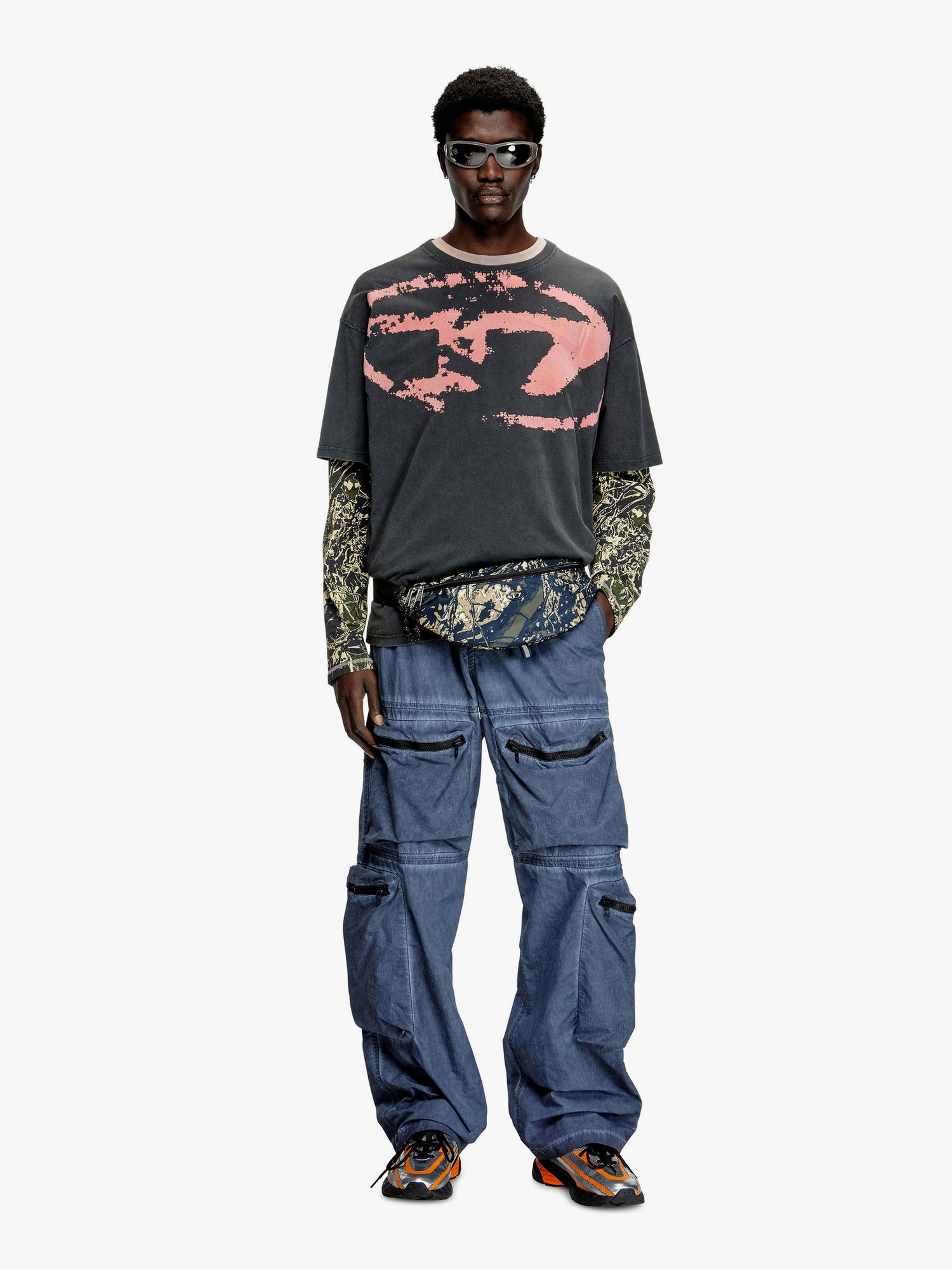 T-shirt Diesel Diesel T-Boxy T-Shirt Sort | A169110TKAB9XX, 1