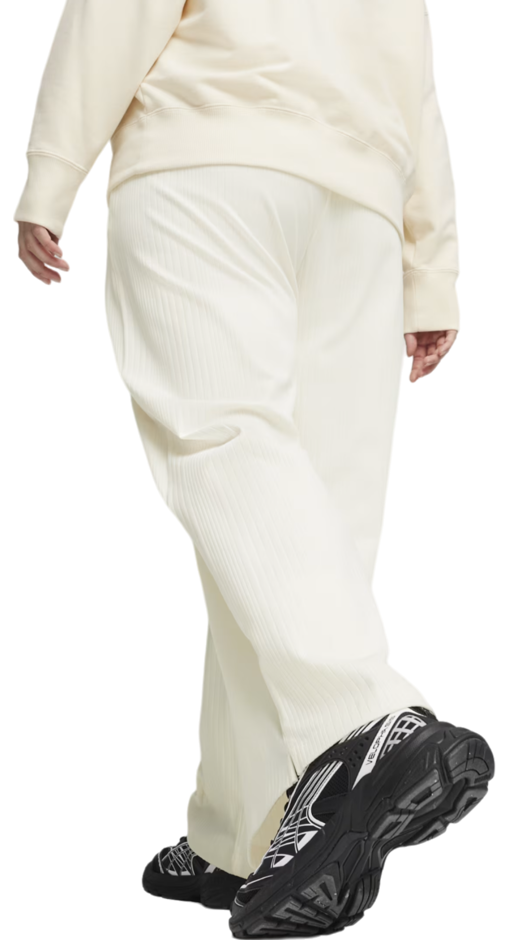 Joggingbukser Puma Classics Ribbed Relaxed Sweatpants Beige | 624268-66, 1