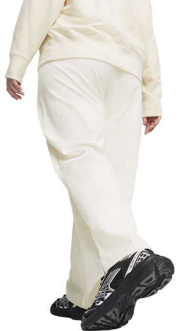 Joggingbukser Puma Classics Ribbed Relaxed Sweatpants Beige | 624268-66, 1