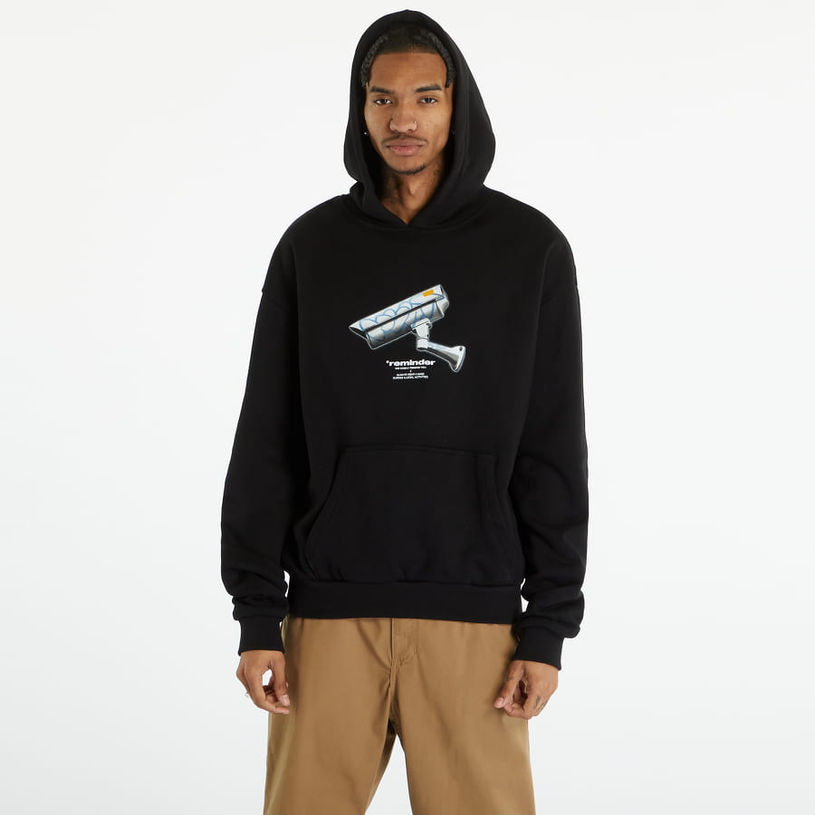 Sweatshirt Urban Classics CCTV Ultraheavy Oversize Hoodie Sort | MT2538-00007, 0