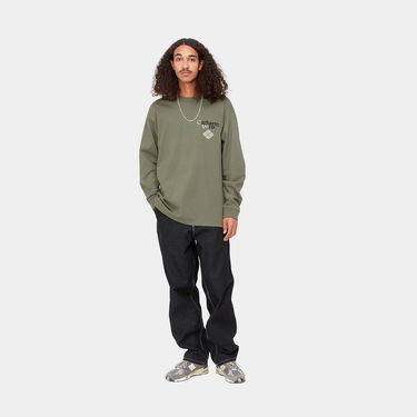 T-shirt Carhartt WIP L/S Buffalo T-Shirt Grøn | I031388_1CJ_XX, 3