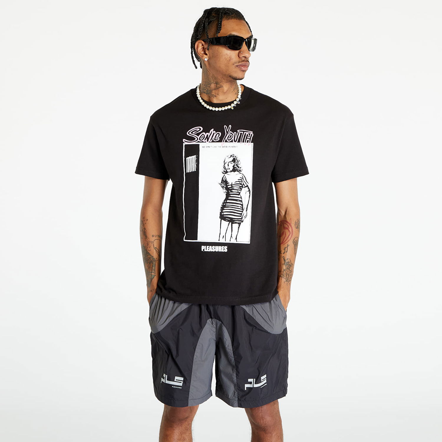 T-shirt Pleasures Grub Sort | P23SY017 BLACK, 0