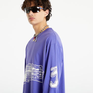 T-shirt Y-3 Graphic Logo Long Sleeve Tee Lilla | IA3113, 3