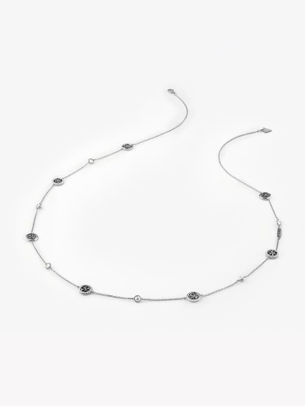 Halskæde GUESS "Life In 4G” Necklace Metalisk | JUBN02132JW, 0