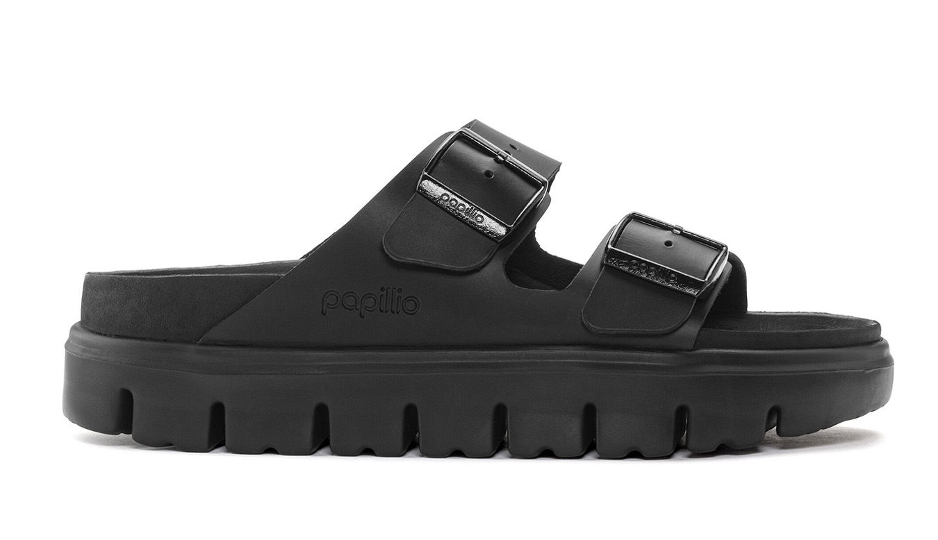 Sneakers og sko Birkenstock Arizona Chunky Leather Narrow Fit Sort | 1024565, 0
