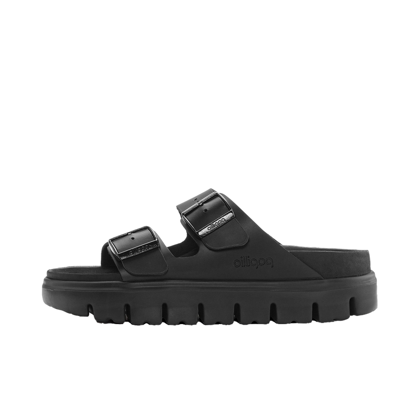 Sneakers og sko Birkenstock Arizona Chunky Leather Narrow Fit Sort | 1024565
