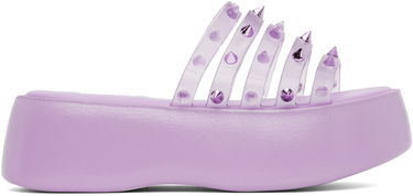 Skopleje Jean Paul Gaultier Jean Paul Gaultier Melissa Edition 'The Becky Punk Love' Platform Slides Lilla | 23/12-F-CS002-X033-29, 0