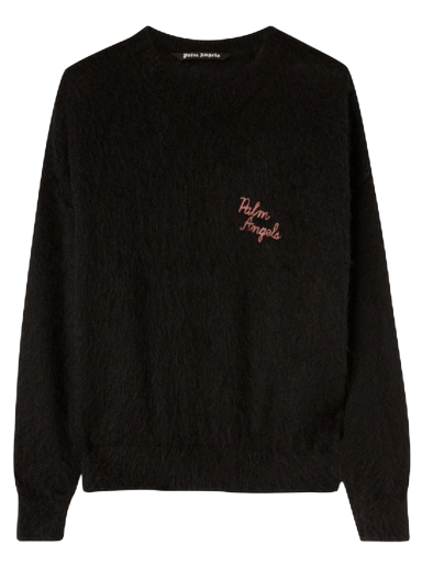 Sweatshirt Palm Angels The Palm Sweater Sort | PMHE007F22KNI0021032