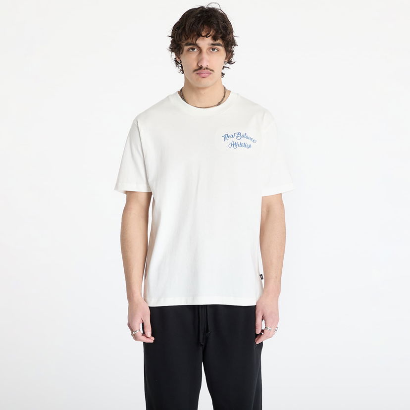 T-shirt New Balance Relaxed League T-Shirt Hvid | MT43556SST