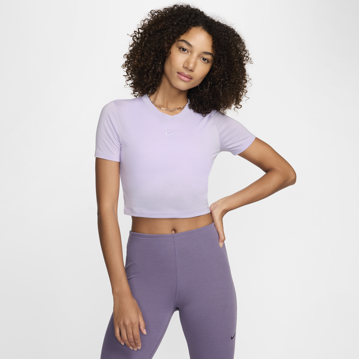 Crop top Nike Sportswear Essential Lilla | FB2873-511, 1