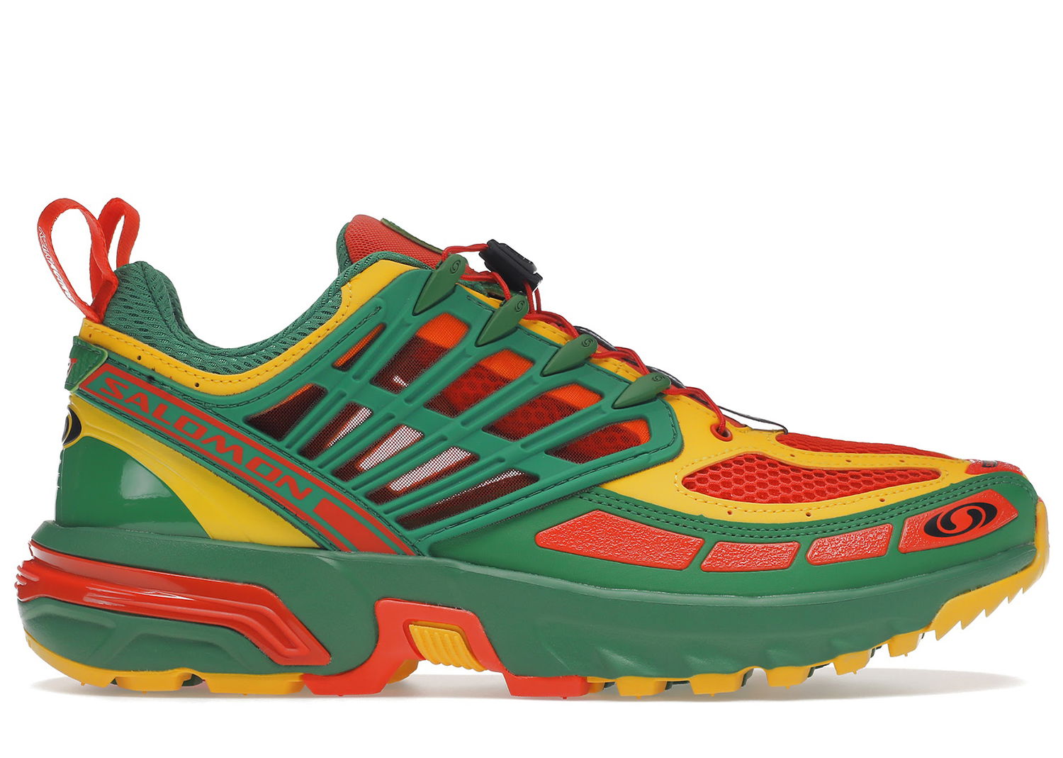 Sneakers og sko Salomon ACS PRO Advanced Kar L'Art de L'Automobile Lemon Cherry Tomato Grøn | L41717300, 0