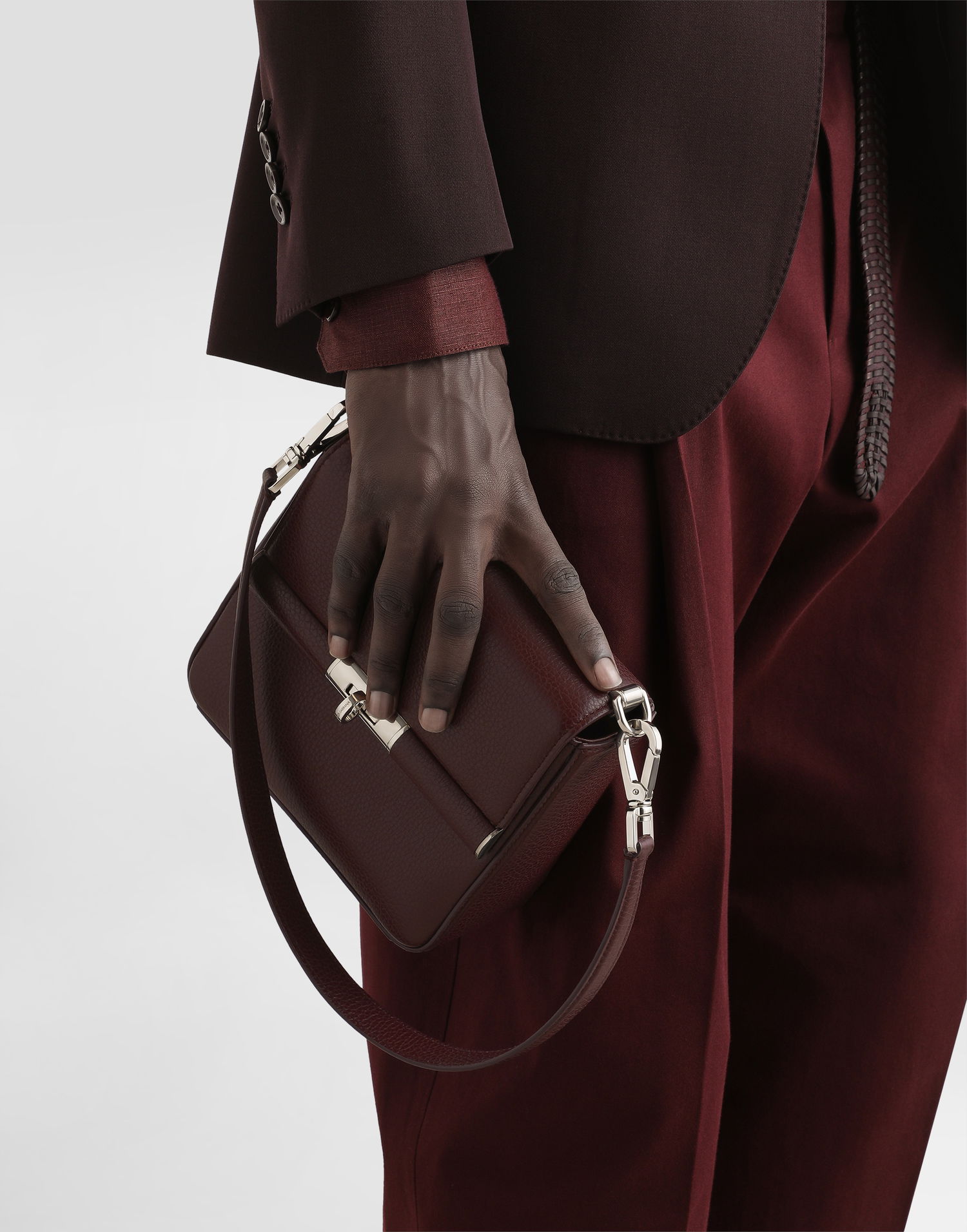 Skuldertaske Dolce & Gabbana Dolce & Gabbana Deerskin Crossbody Bag Brun | BM2445A803480308, 1