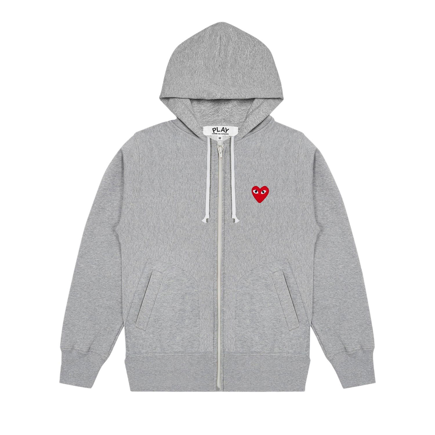 Sweatshirt Comme des Garçons Play Multi Heart Zip Up Hoodie Grå | AZ T250 051 1, 1