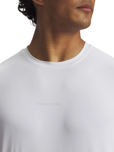 T-shirt Under Armour Project Rock Iso Chill T-Shirt Hvid | 6007149-100, 2