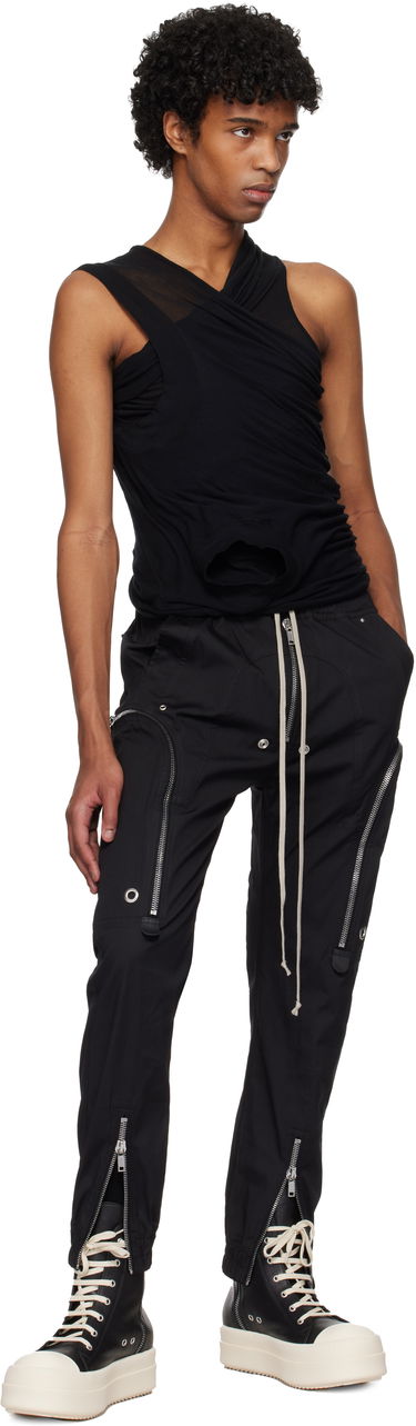 Tanktop Rick Owens Rick Owens Hollywood Banana Sleeveless Top Sort | RU01E5100 UC, 3