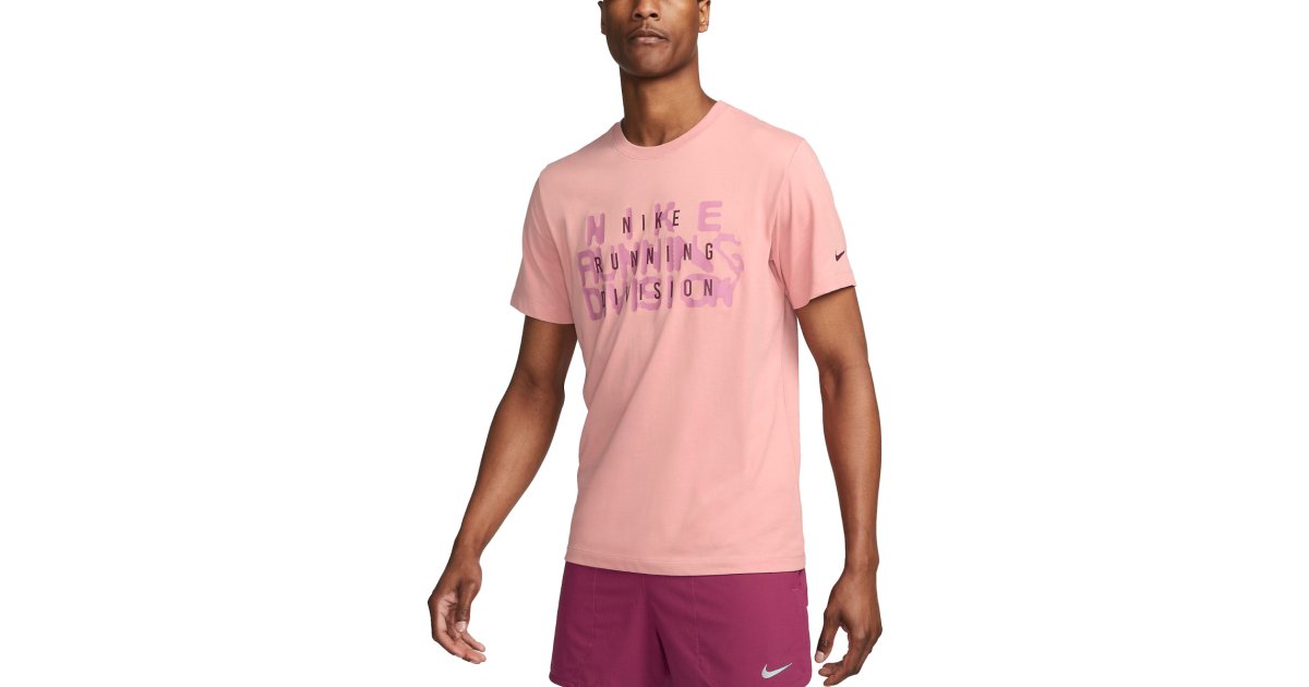 T-shirt Nike Dri-FIT Run Division Lyserød | fj2356-618, 1