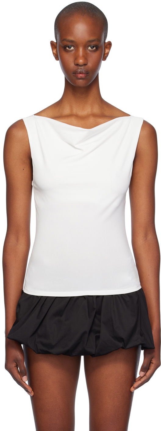 Nederdel Miaou Miaou Lani Cowl Neck Sleeveless Peplum Top Sort | 7114VISCRE, 0