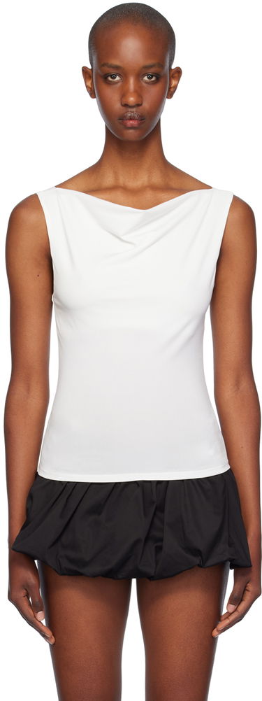Nederdel Miaou Miaou Lani Cowl Neck Sleeveless Peplum Top Sort | 7114VISCRE, 0