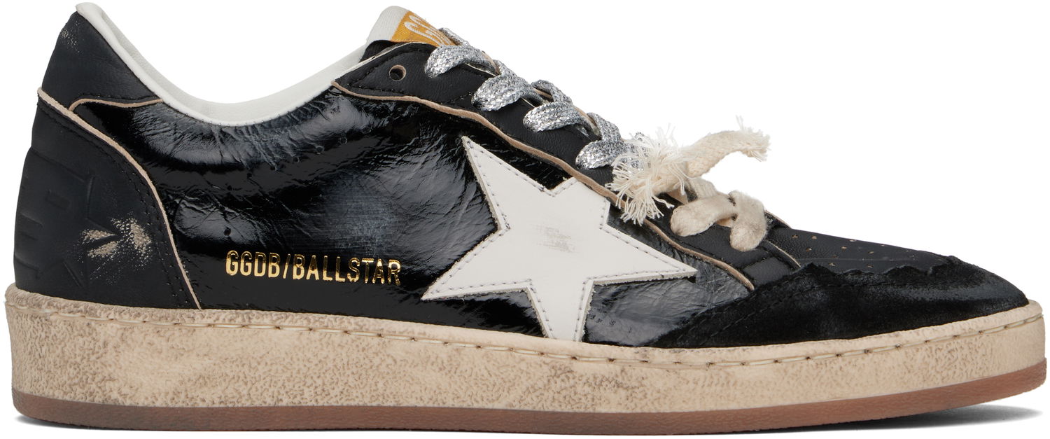 Sneakers og sko Golden Goose Golden Goose Ball Star Destroyed Toe Sort | GWF00853.F006821.90477, 0