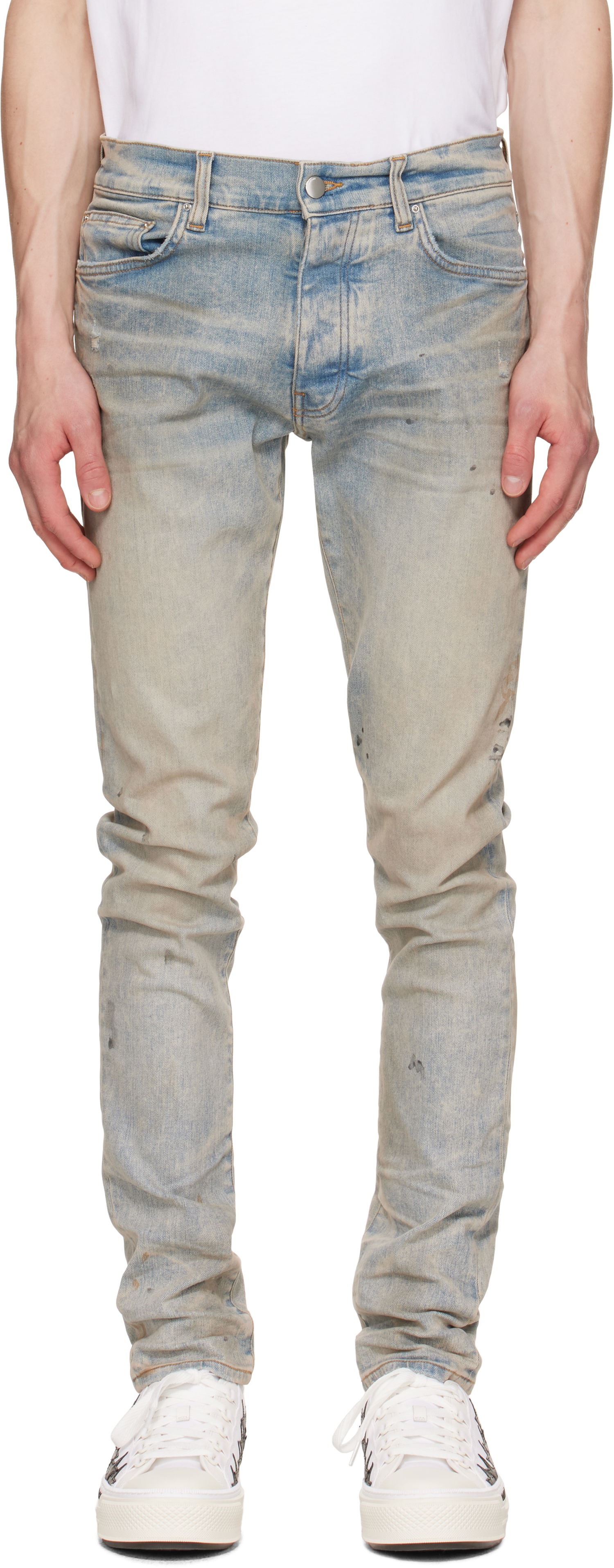Jeans AMIRI AMIRI Stack Jeans Blå | AMDNSY1159, 0