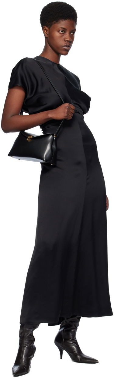 Kjole TOTEME TOTEME Slouch Waist Maxi Dress Sort | 241-WRD1103-FB0020, 3