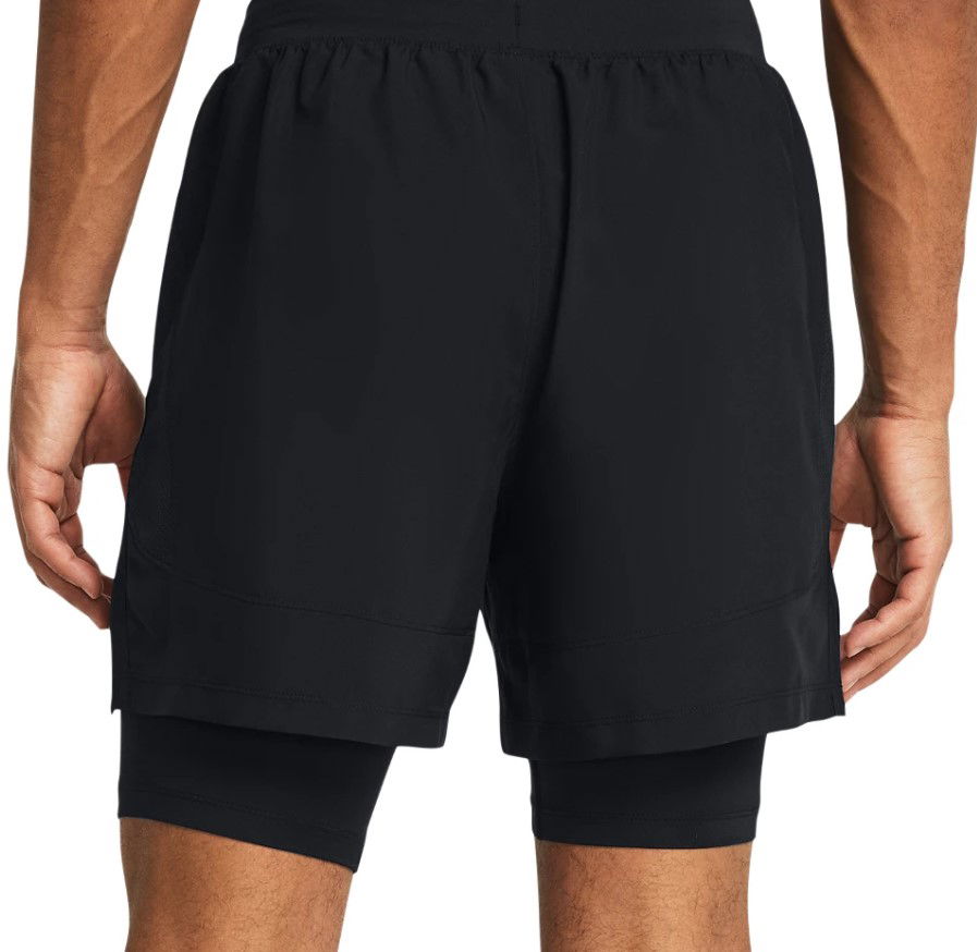 Shorts Under Armour UA LAUNCH 5 2-IN-1 SHORTS-BLK Sort | 1382640-001, 1