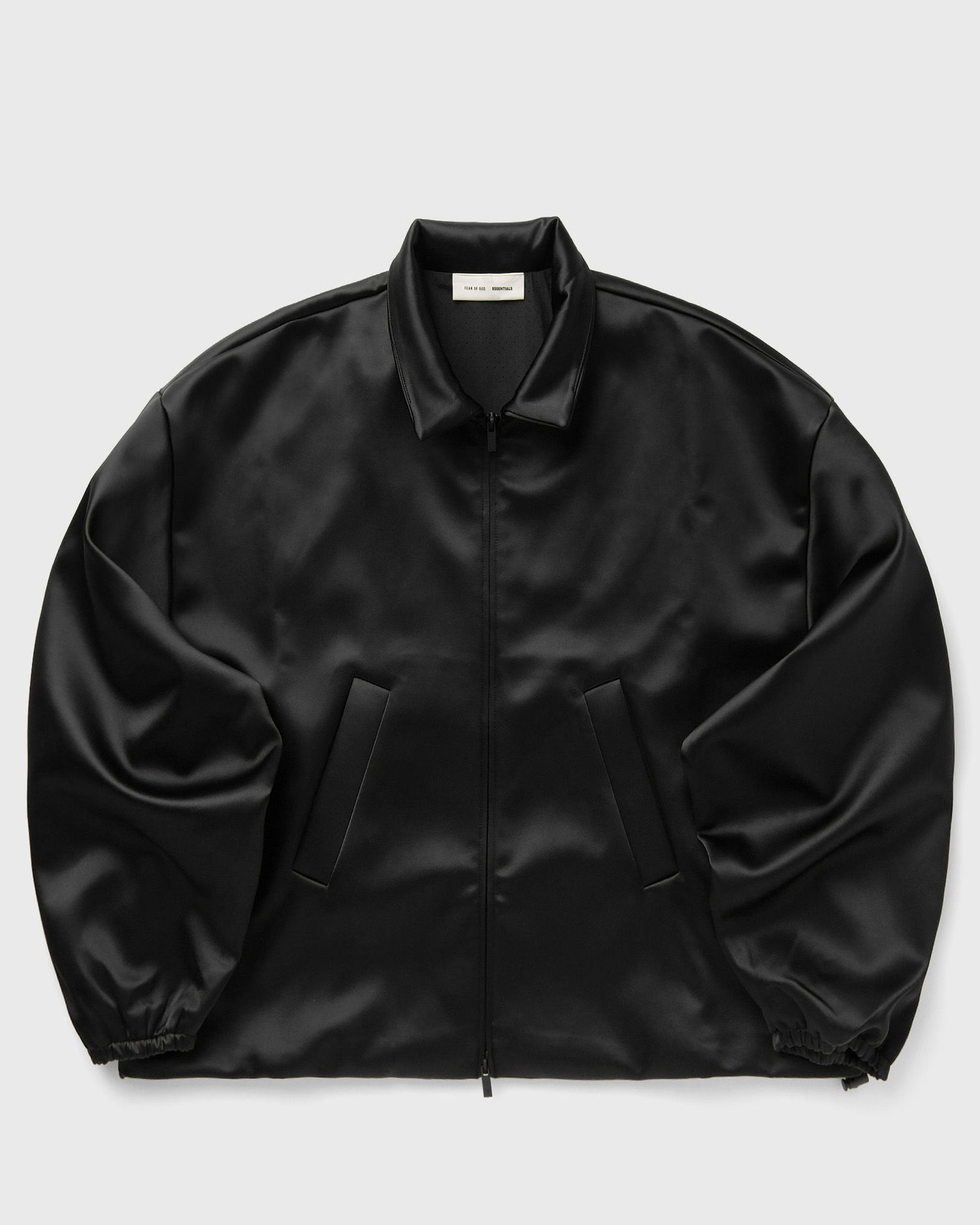 Bomberjakke Fear of God Satin Zip-Up Bomber Jacket Sort | 202SP258070F-861, 1