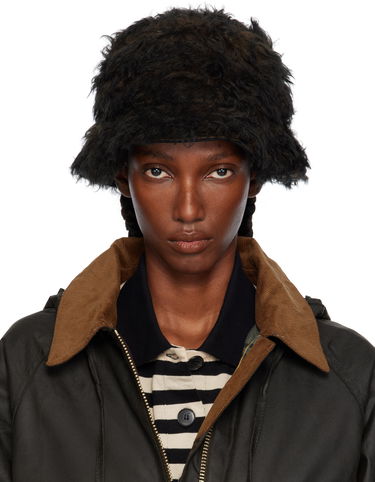 Hat OUR LEGACY Shaggy Faux-Fur Logo Hardware Bucket Hat Sort | A4258BOB, 0