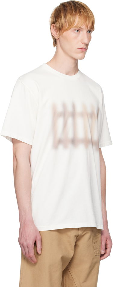 T-shirt JW Anderson JW Anderson Fence Print T-Shirt Hvid | JT0292-PG1800, 1