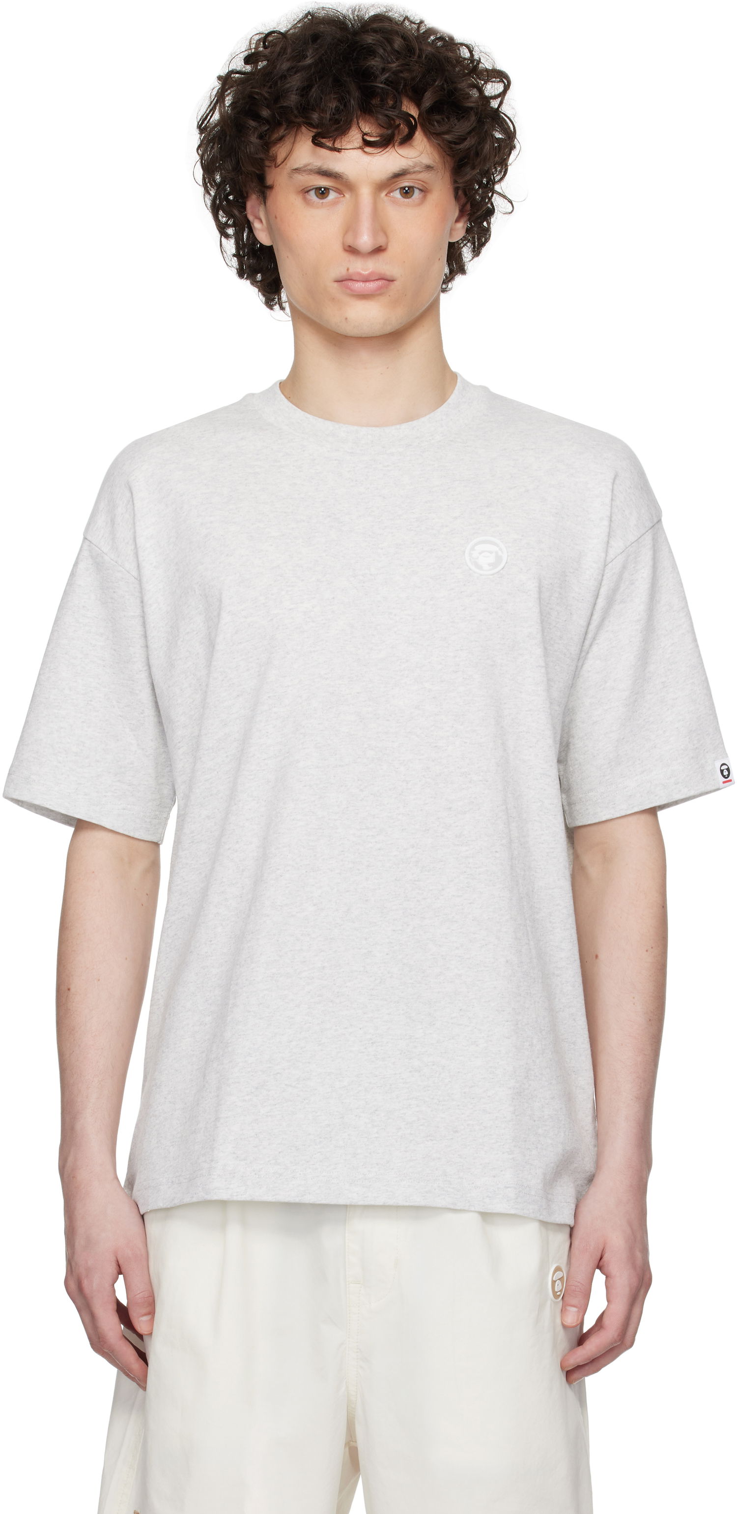 T-shirt AAPE by A Bathing Ape AAPE by A Bathing Ape 'AAPE Now' T-Shirt Grå | AAPTEM1598XANWH2, 0