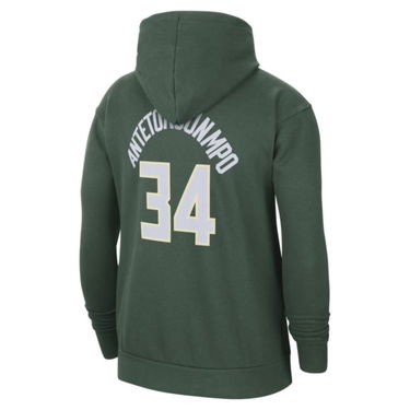 Sweatshirt Nike Milwaukee Bucks Essential NBA Fleece Pullover Hoodie Grøn | DB1184-323, 2