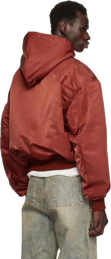 Bomberjakke Entire Studios Entire Studios Hooded Broad Bomber Jacket Rød | ES2539GA, 2