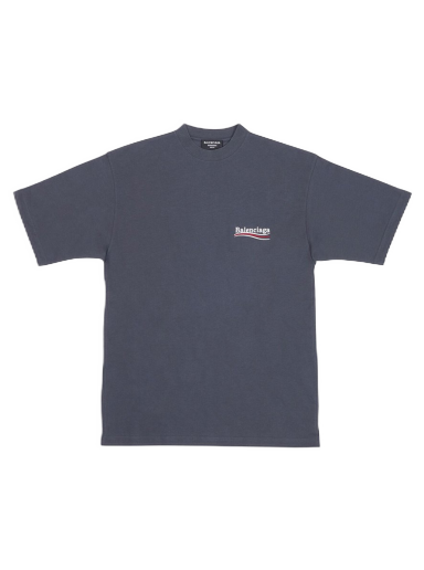 T-shirt Balenciaga Political Campaign Large Fit T-Shirt Grå | 641675TKVJ11366
