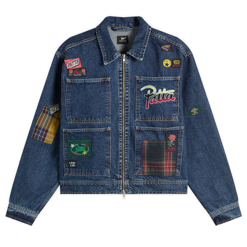 Jakke Patta Patta Whole Lotta Labels Denim Jacket Blå | POC-AW25-4200-348-0022-197