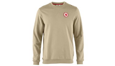 Sweatshirt FJÄLLRÄVEN 1960 Logo Badge Sweater Beige | F87163-118, 1