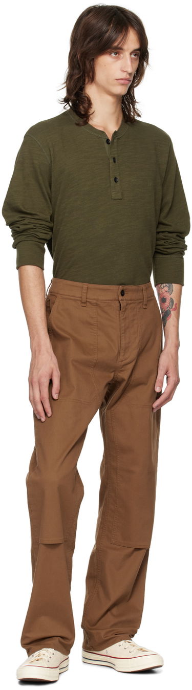 T-shirt rag & bone Rag & Bone Classic Flame Henley Grøn | MBC22FT037TL37, 3