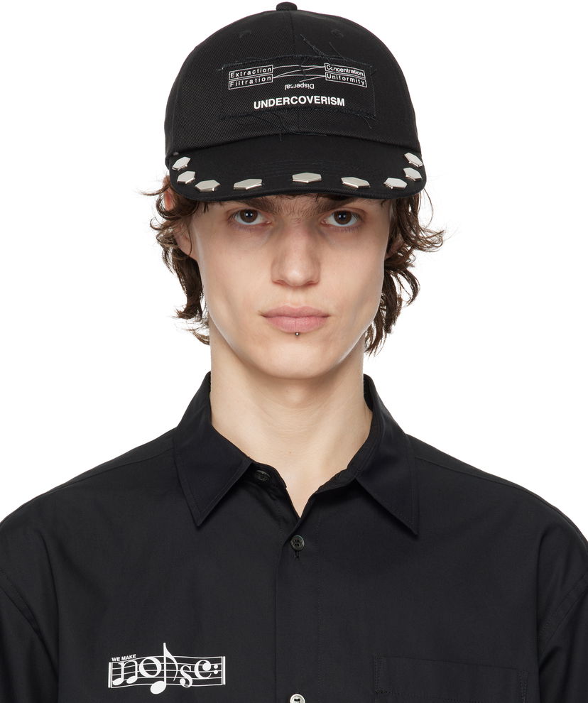 Kasket UNDERCOVER UNDERCOVER Stud Baseball Cap Sort | UP1E4H01