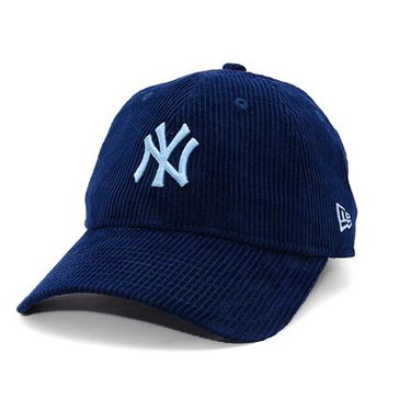 Kasket New Era Cord 9TWENTY NY Yankees Adjustable Hat Mørkeblå | 60595366, 0