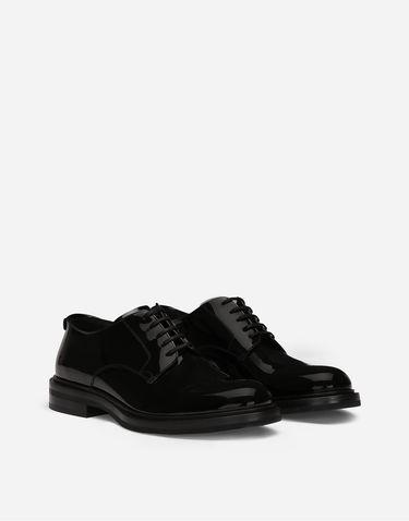Sneakers og sko Dolce & Gabbana Derby Patent Leather Shoes Sort | A10840A147180999, 1