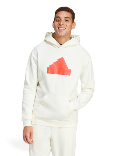 Sweatshirt adidas Performance Future Icons Badge of Sport Hoodie Hvid | IR9184