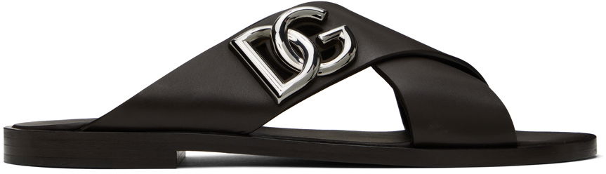 Sneakers og sko Dolce & Gabbana DG Light Slides Sort | A80440AO602, 0