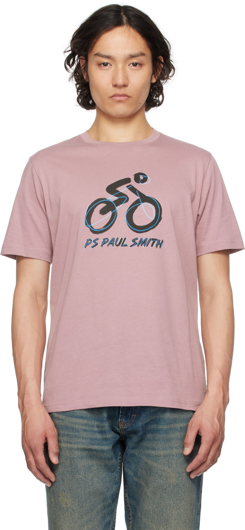 T-shirt Paul Smith PS Paul Smith Bike Graphic T-Shirt Lilla | M2R-011R-PP4960-55A