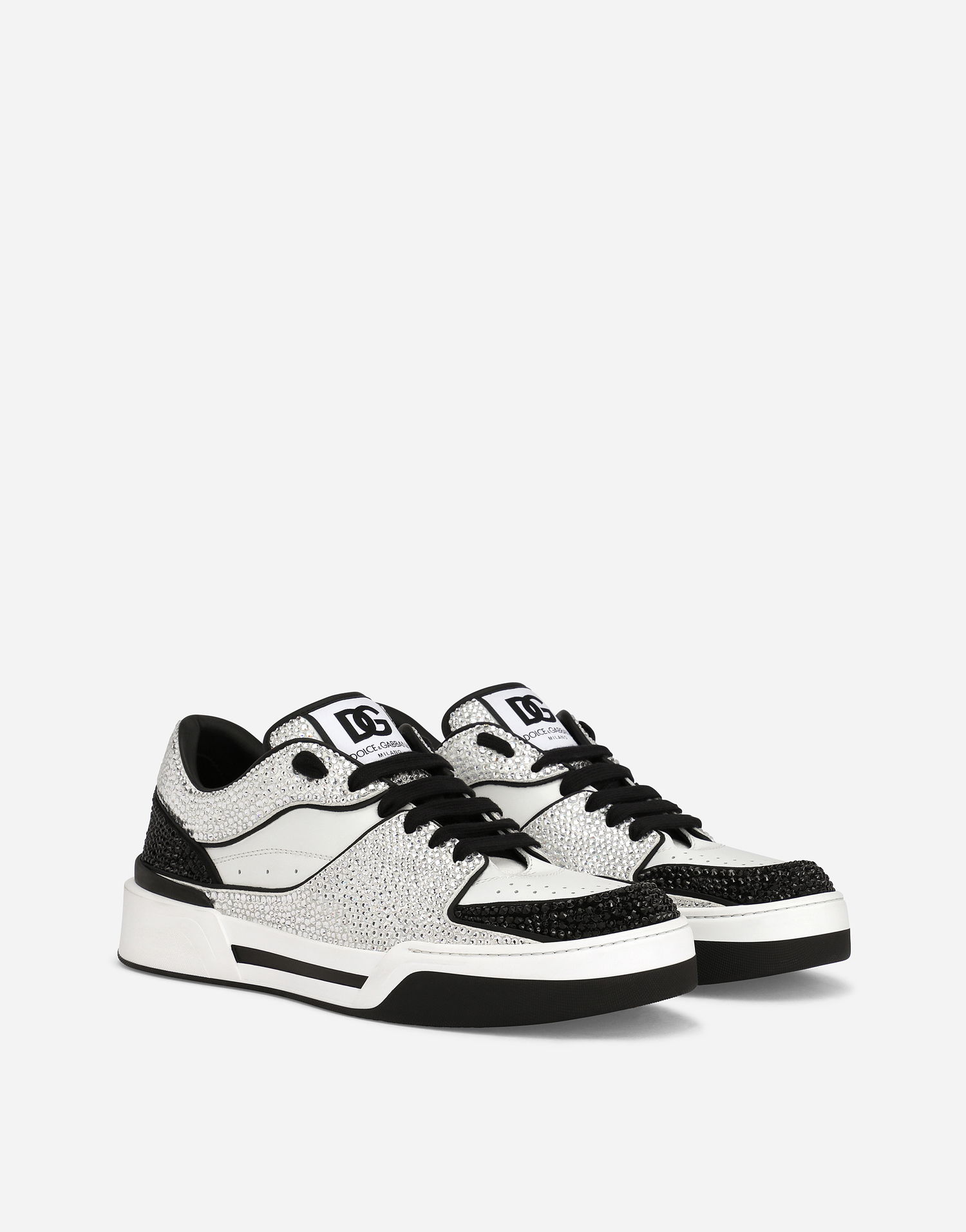 Sneakers og sko Dolce & Gabbana Calfskin New Roma Sort | CS2036AM80389697, 1