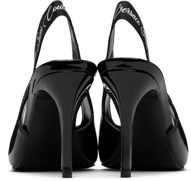 Skopleje Versace Versace Jeans Couture Scarlett Slingback Mid Heels Sort | E79VA3S52_EZS859, 1