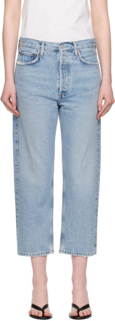 Jeans AGOLDE AGOLDE 90's Crop Mid Rise Straight Jeans Blå | A173H-1206, 0