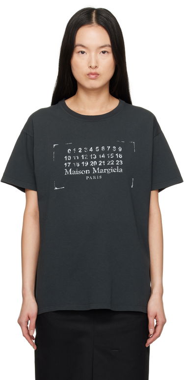 T-shirt Maison Margiela Maison Margiela Stamp Logo T-Shirt Sort | S51GC0534 S24575, 0
