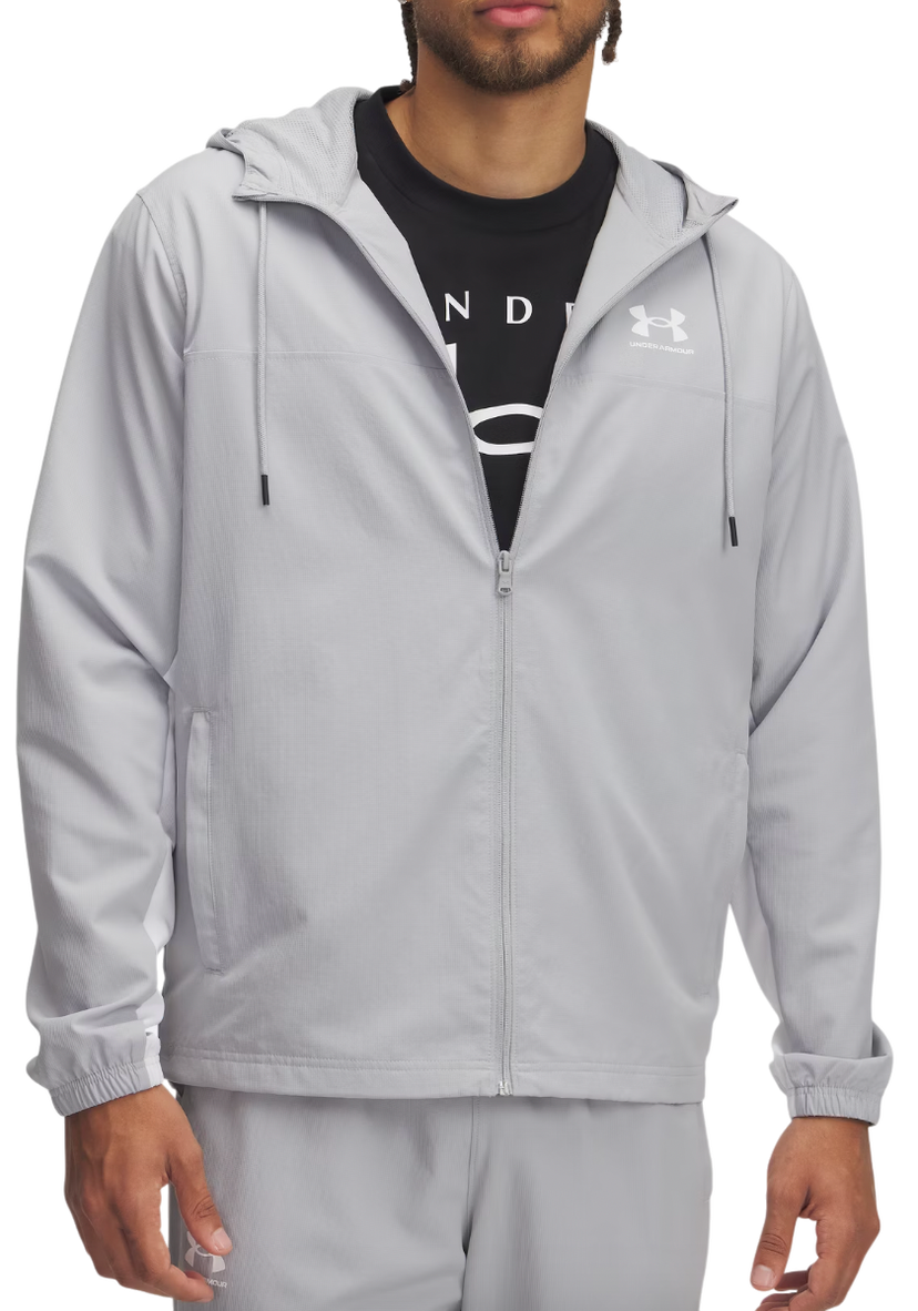 Vindjakke Under Armour UA Rival Woven Windbreaker Jacket Grå | 1390149-011