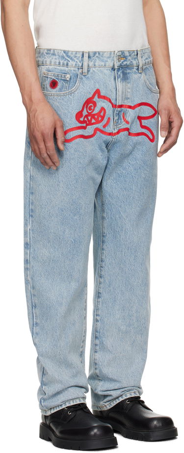 Jeans BBC IceCream ICECREAM Running Dog Denim Jeans Blå | ICD25102, 1